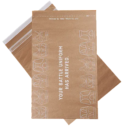 100% recyclable paper mailer