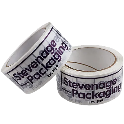 2 rolls of printed adhesive tape