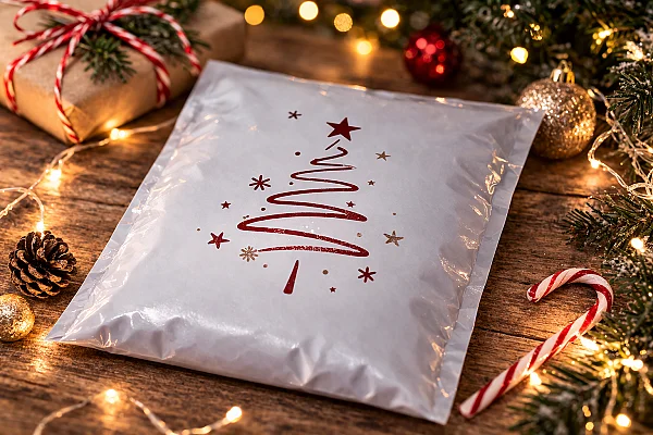 Printed Mailing Bags Ready for Christmas
